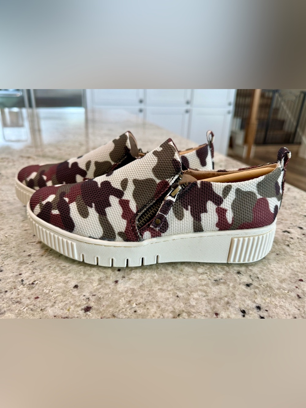 SOUL Naturalizer Women's Camo Slip-On Sneakers (NEW)
